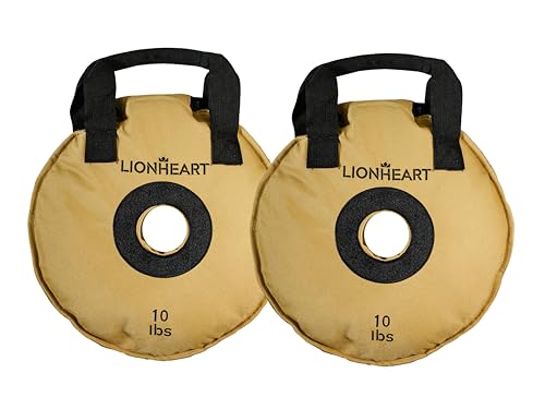 Sandbag Weight Plates Set | Unfilled 10, 15, 25, 35, 45 lb Plates (Set of 2)