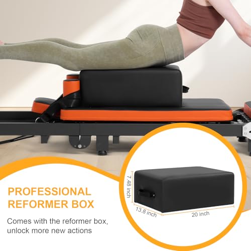 Foldable Pilates Machine | 4 Springs & 5 Resistance Cords