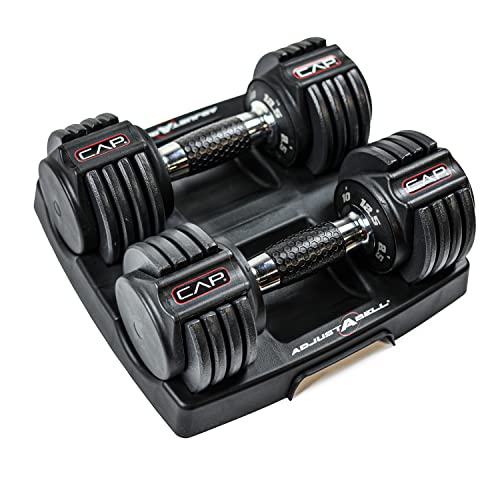 Adjustable Dumbbell Weights - 12.5-25 lbs
