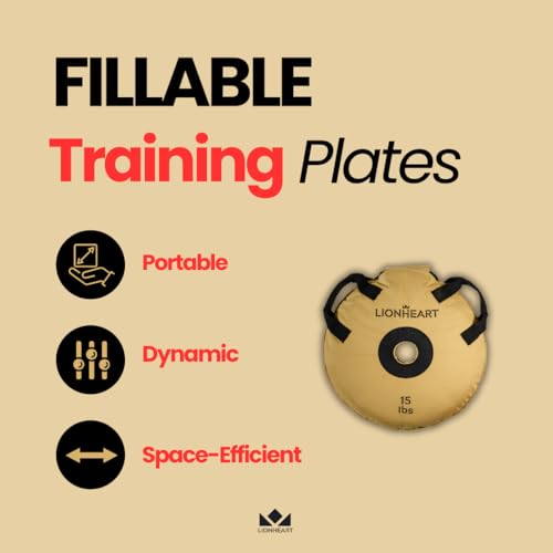 Sandbag Weight Plates Set | Unfilled 10, 15, 25, 35, 45 lb Plates (Set of 2)
