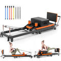 Foldable Pilates Machine | 4 Springs & 5 Resistance Cords