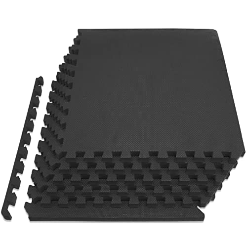 Exercise Puzzle Mat - 24 SQ FT, 6 Tiles
