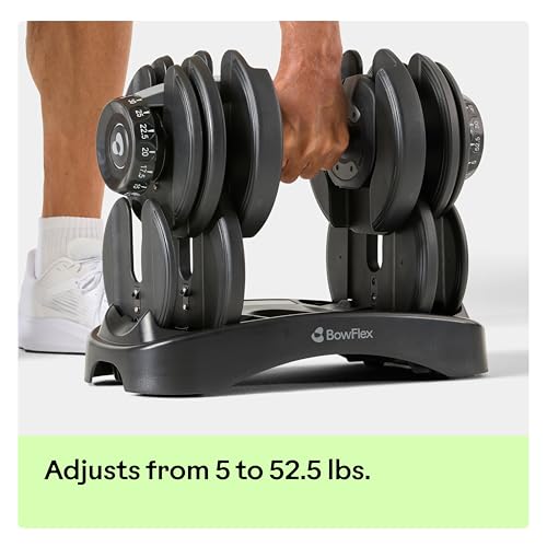 5-55lbs. BowFlex Adjustable Dumbbells