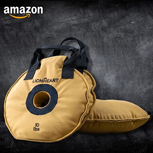 Sandbag Weight Plates Set | Unfilled 10, 15, 25, 35, 45 lb Plates (Set of 2)