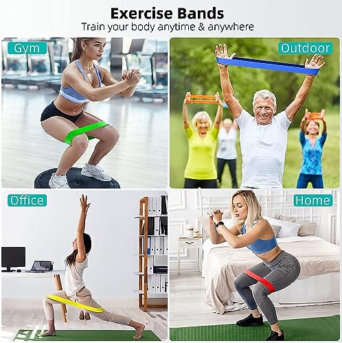 5-Pack Elastic Exercise Bands; RV Fitness or At Home Equipment