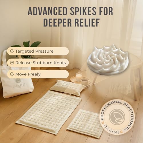 Acupressure Mat, Pillow Set & Mini Pad