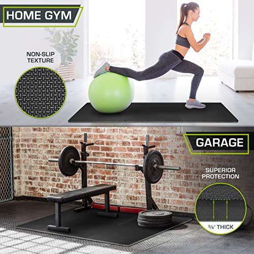 Exercise Puzzle Mat - 24 SQ FT, 6 Tiles