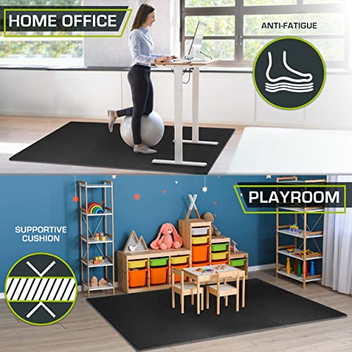 Exercise Puzzle Mat - 24 SQ FT, 6 Tiles
