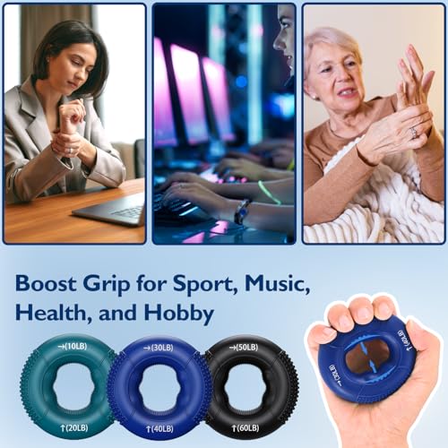 Grip Strength Trainer | 9-Piece Kit