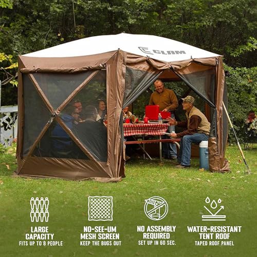 12.5 ft. CLAM Pop Up Screen Tent
