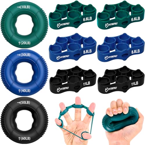 Grip Strength Trainer | 9-Piece Kit