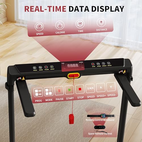 3-in-1 Treadmill, Walking Pad, and Desk | Removable Desk, and Foldable