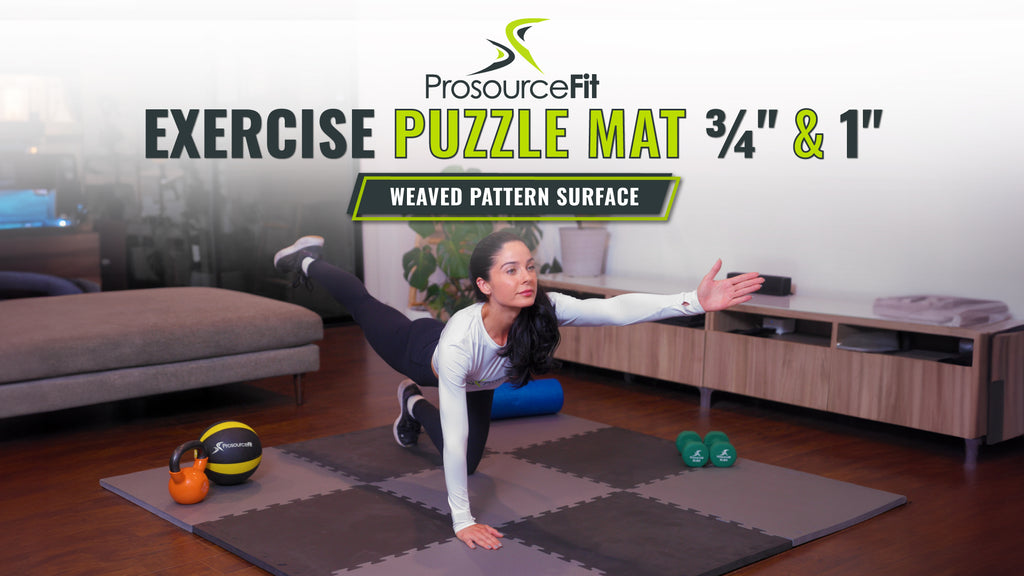 Exercise Puzzle Mat - 24 SQ FT, 6 Tiles