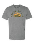Active RV Drk Heather Grey + OliveMustard T-Shirt